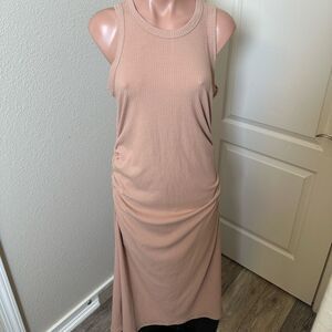 A New Day Ribbed Bodycon Stretch Midi Dress Sz L